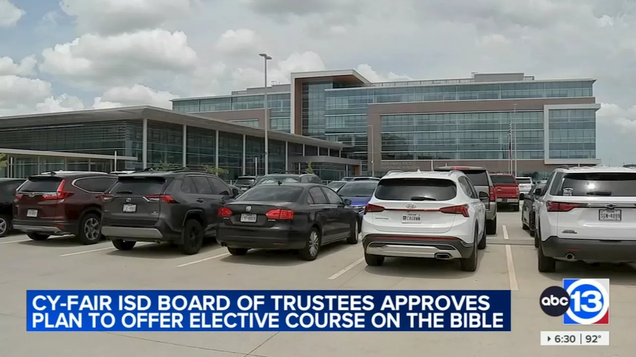 Cy-Fair ISD's approval of Bible courses for next year catches parents' attention