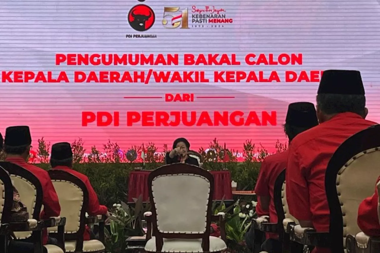 Megawati batal pensiun jadi ketum: Ada yang mau ambil alih PDIP