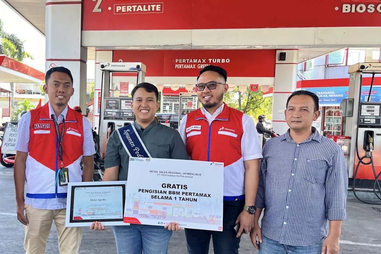 Pertamina Patra Niaga beri Pertamax gratis konsumen beraksi heroik