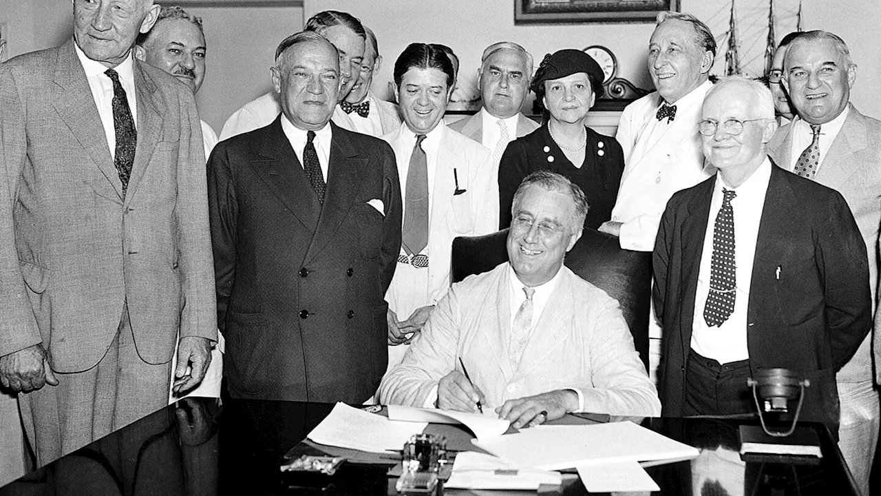 Today in History: August 14, FDR signs Social Security Act