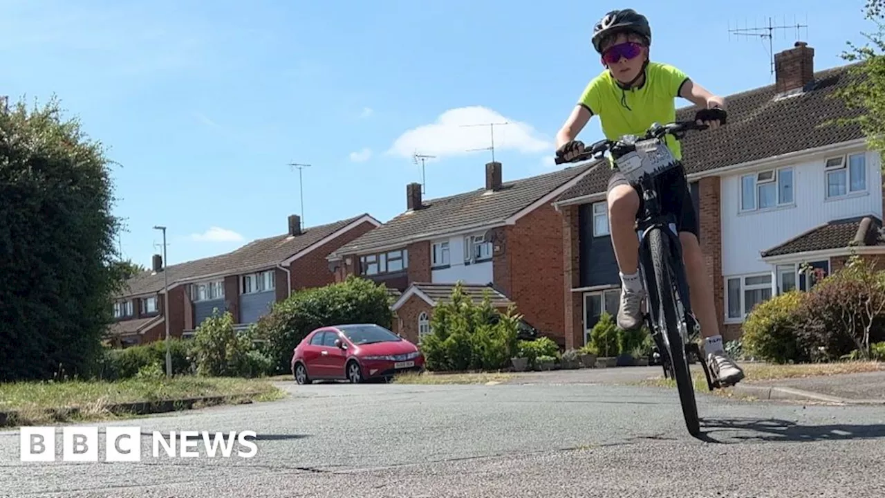 Paris cycle challenge: Boy's charity ride to Paralympics