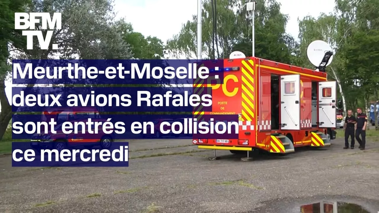 Meurthe-et-Moselle: ce que l'on sait de la collision entre deux avions Rafale