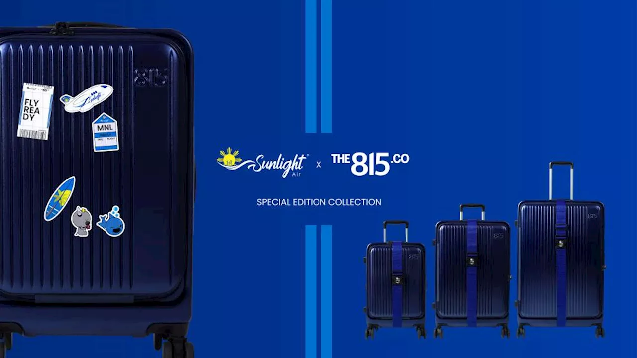 Get lifetime priority access and extra baggage with Sunlight Air and The 815 co.’s new Special Edition Luggage