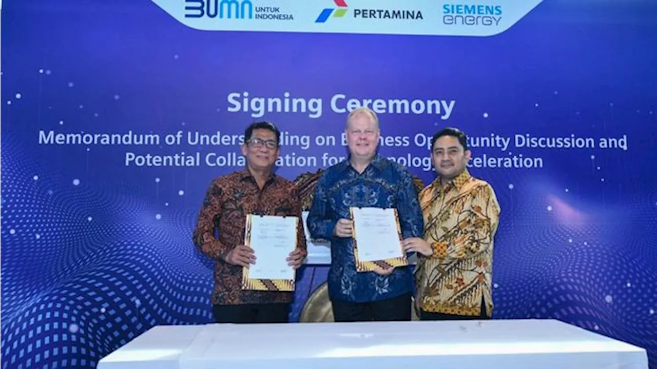 Pertamina-Siemens Energy Siap Wujudkan Transisi Energi Berkelanjutan