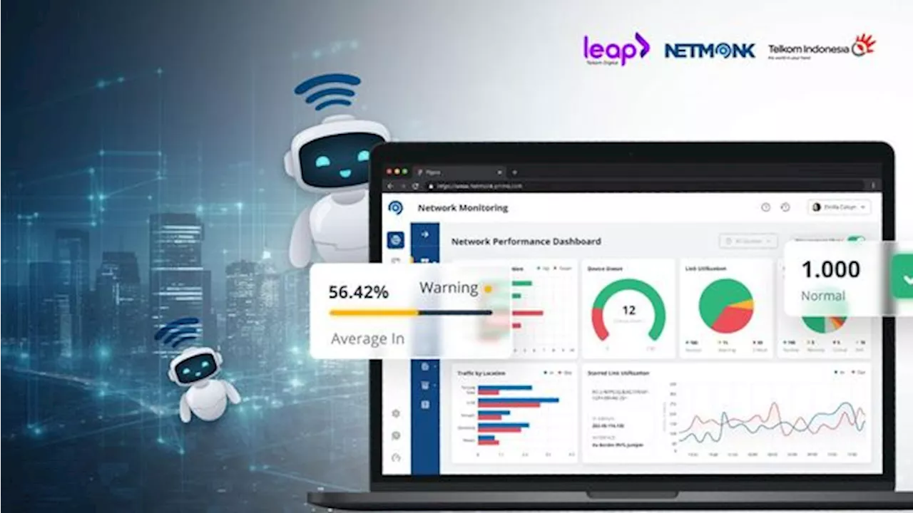 Telkom Sematkan AI pada Netmonk, Monitoring Jaringan Makin Canggih