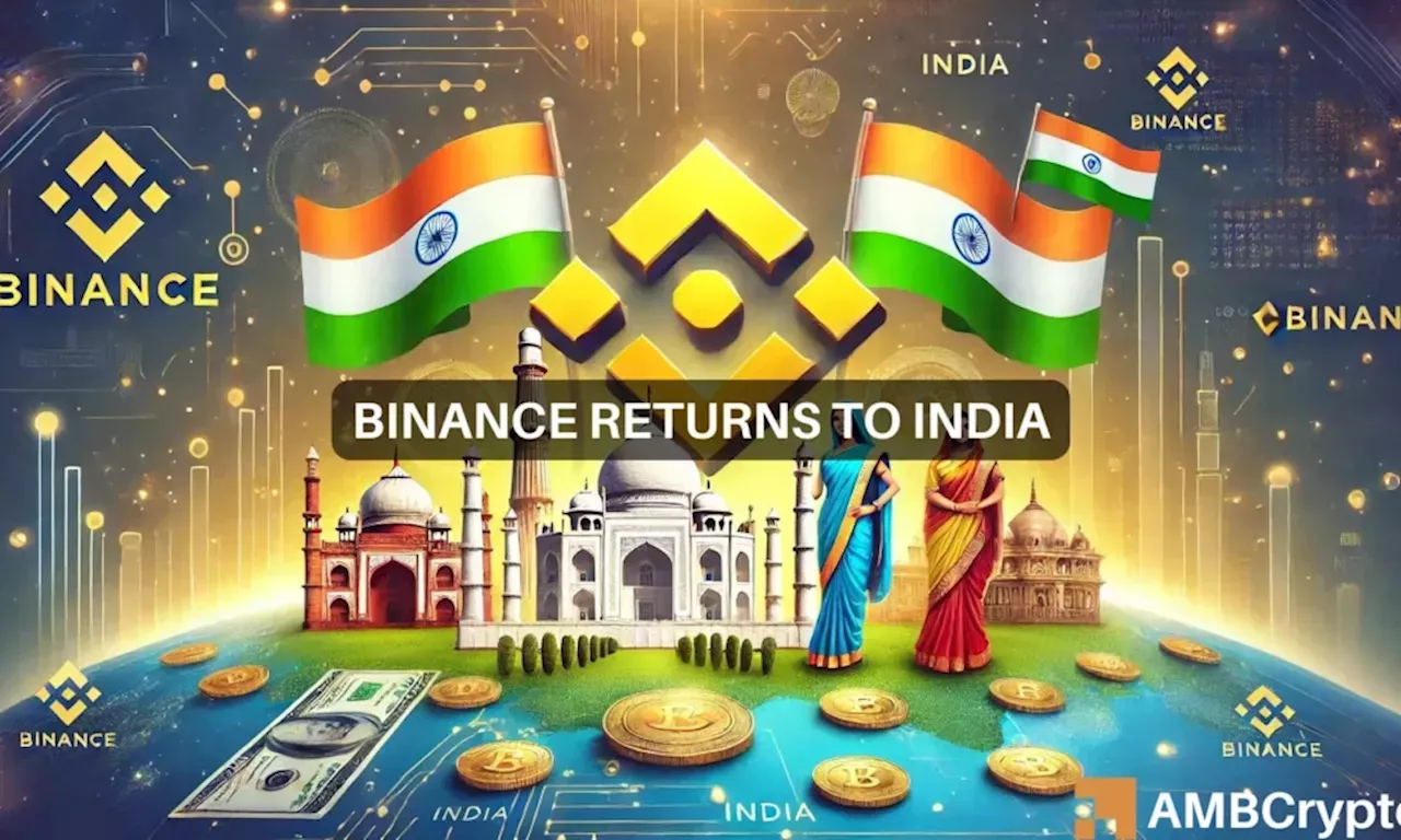 Binance pays $2.25M fine, returns to India: Impact on BNB?