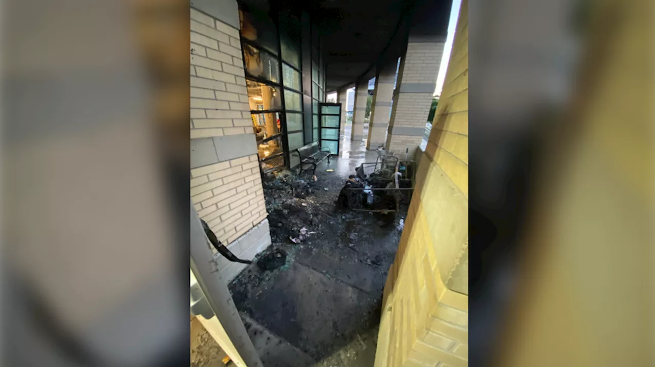 No injuries after fire outside Hazel McCallion Library in Mississauga