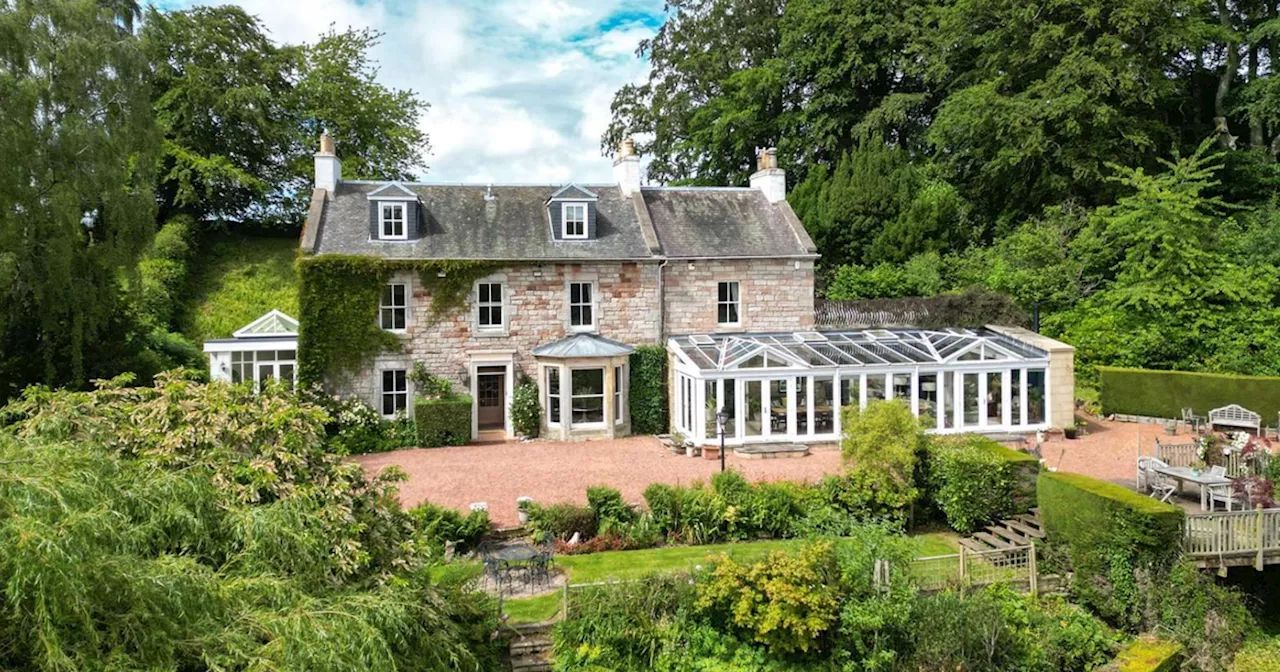 Inside 'elegant' fairytale Scottish mansion just outside of Edinburgh for sale