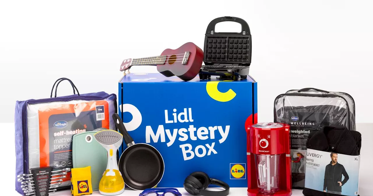 Lidl to launch £20 'Mystery Box' packed with middle aisle items worth over £100