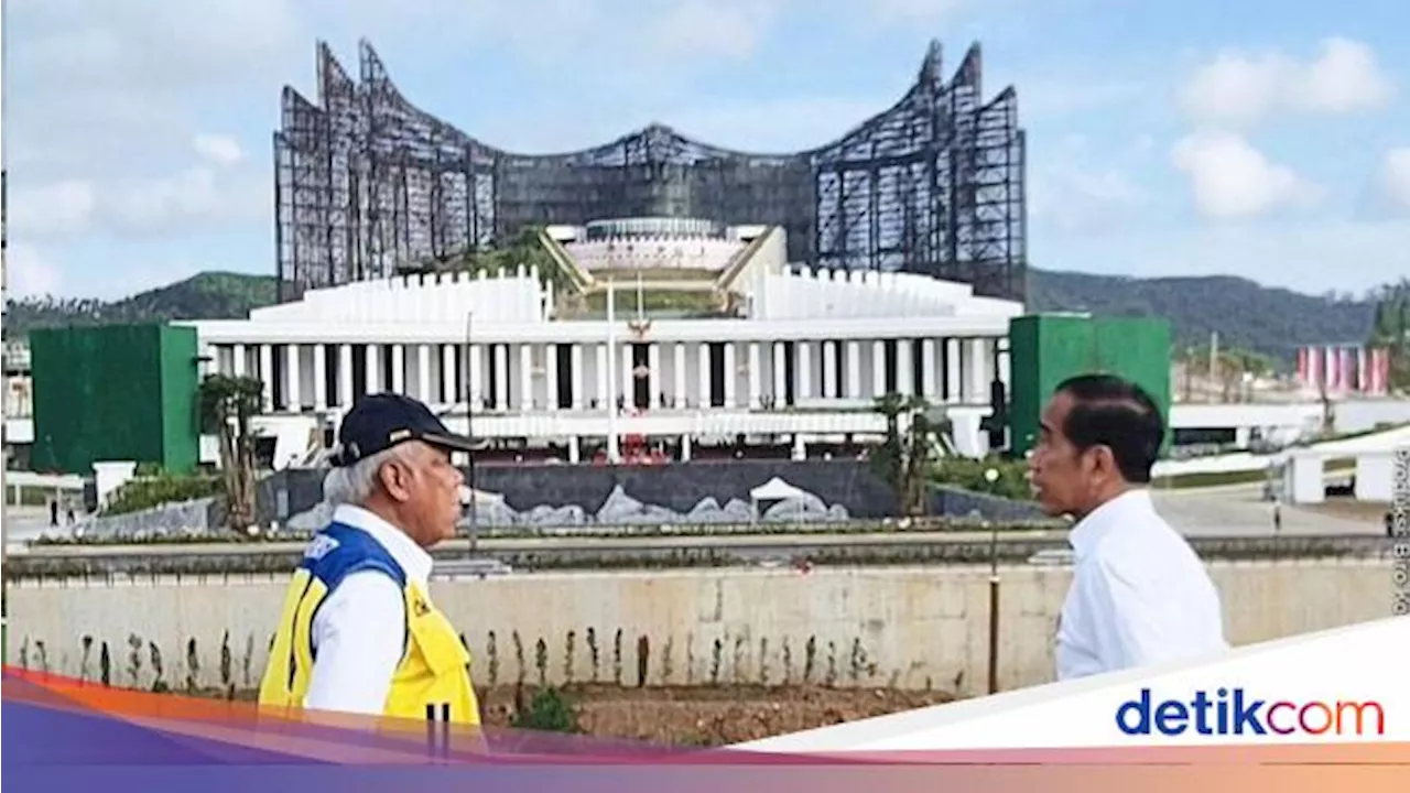 Momen Jokowi & Basuki Menatap Istana Presiden IKN Jelang 17 Agustus