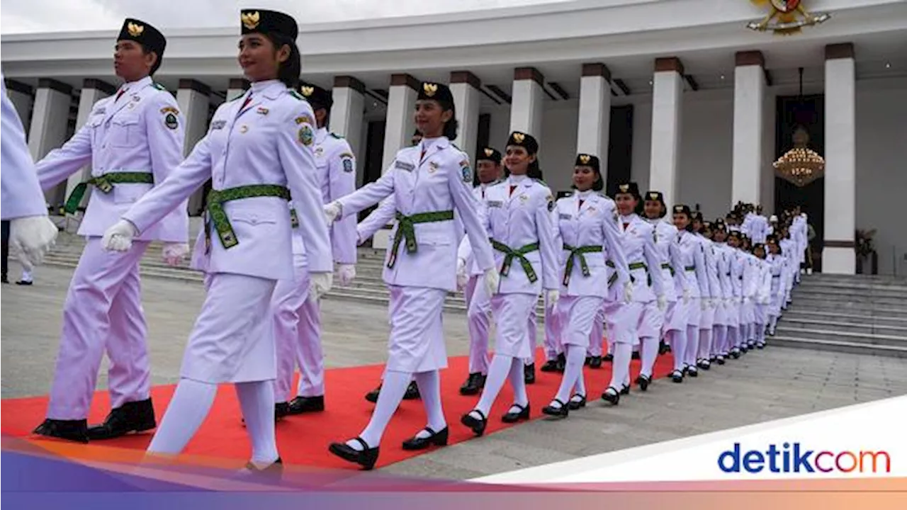 Segini Kisaran Honor Paskibraka dari Tingkat Kabupaten hingga Nasional