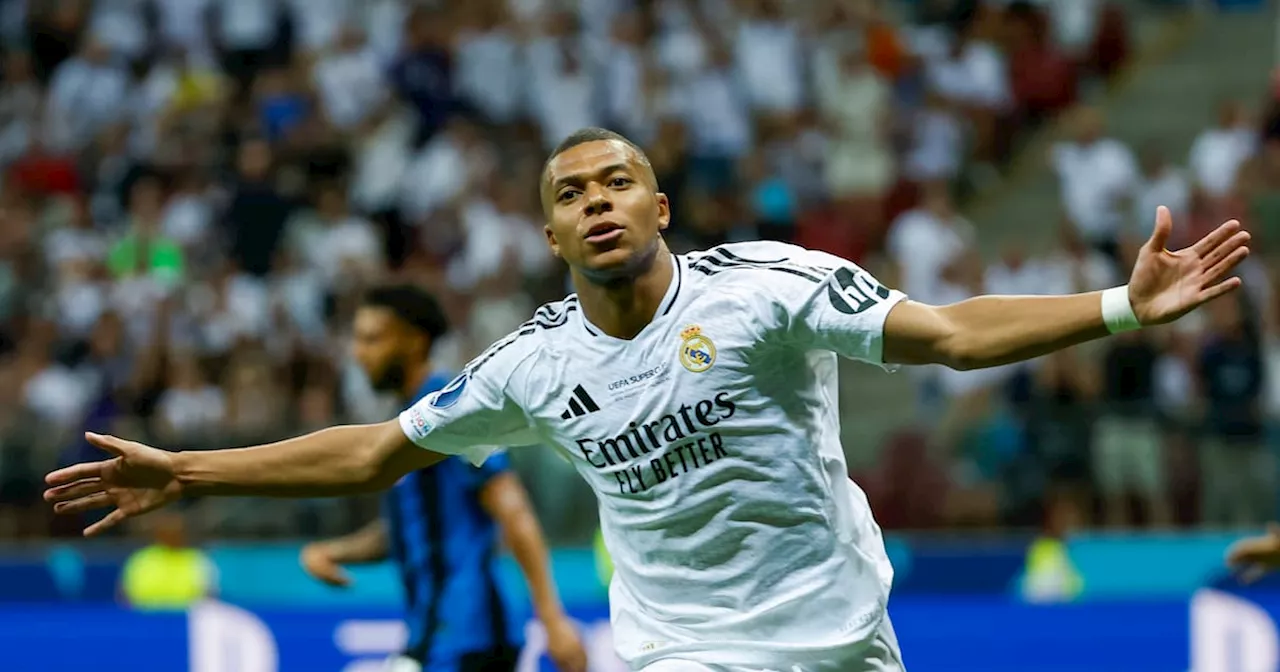 Video: Así fue el primer gol de Kylian Mbappé con el Real Madrid