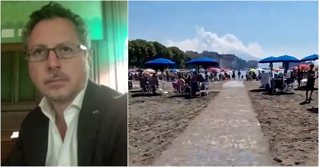 Borrelli (Avs) all’attacco, sulla spiaggia di Napoli a caccia di abusivi tra le sfuriate: “Fanno…