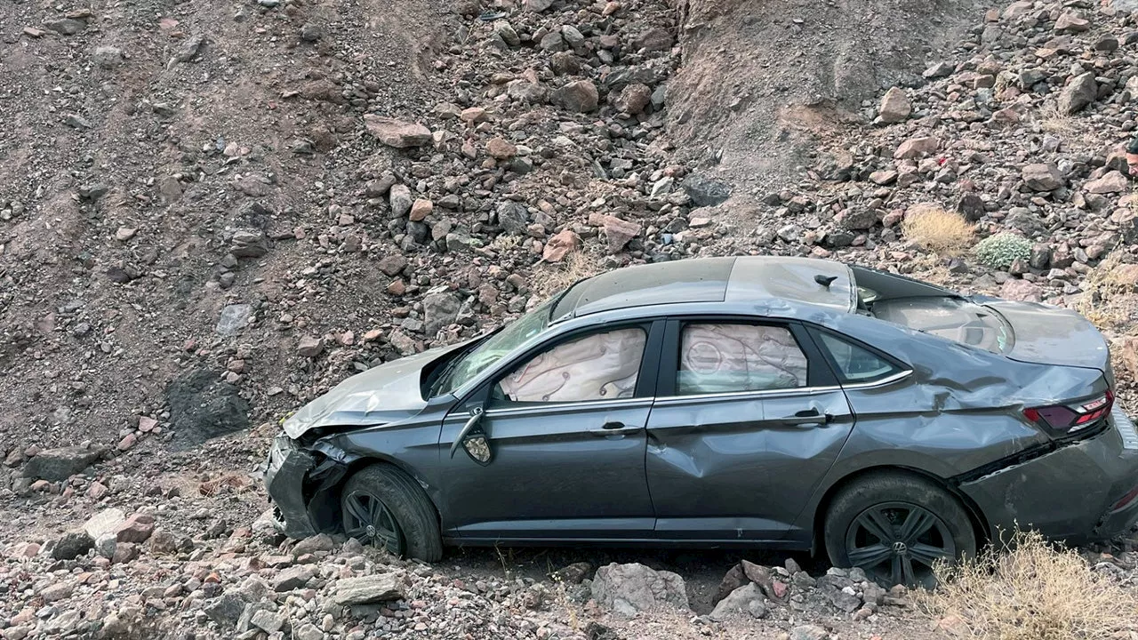 California man dies of heat exposure after crashing car off embankment in Death Valley National Park