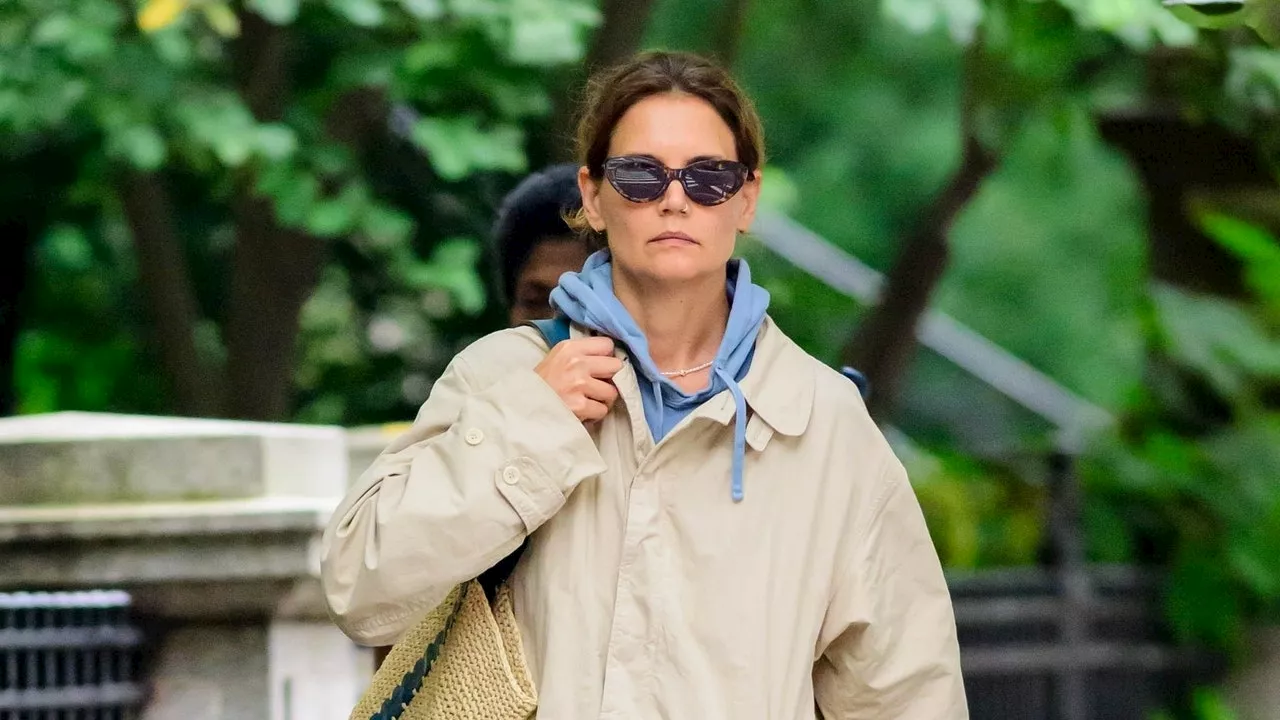 Katie Holmes Is Kicking off Fall Layering Season Early