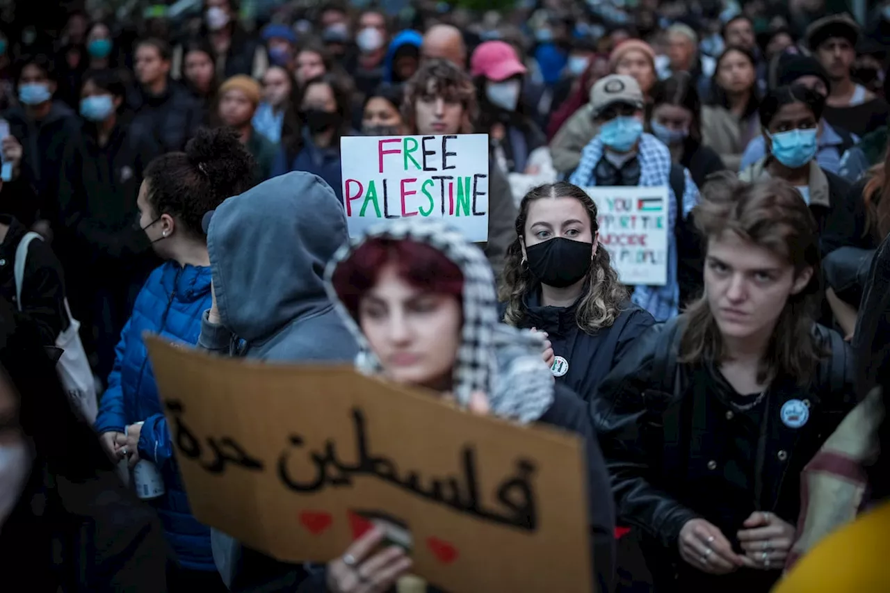 Thirteen pro-Palestinian protesters charged for blocking railway in Vancouver