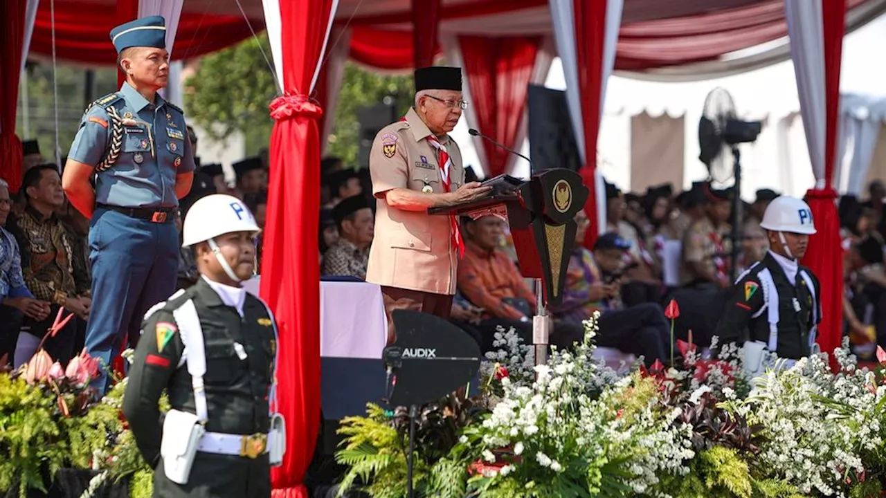 Hari Pramuka, Wapres: Cegah Distorsi Nilai-nilai Pancasila