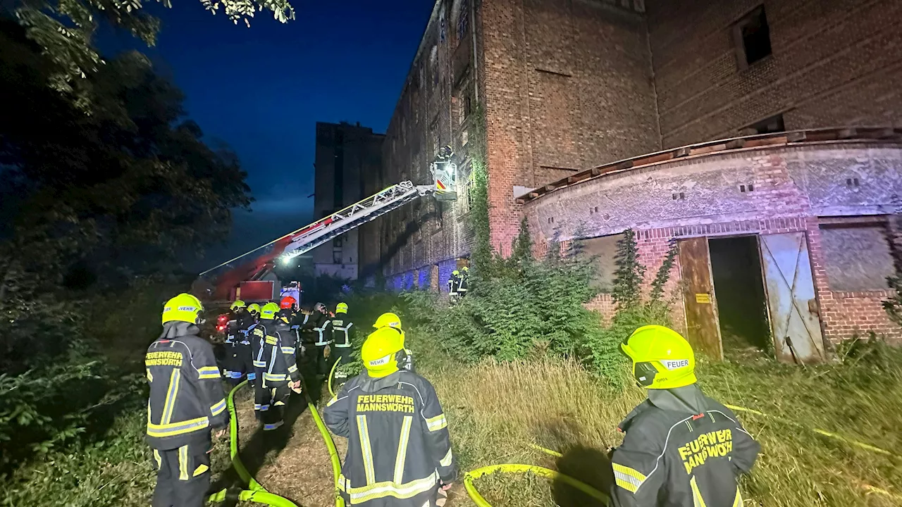 Großeinsatz in Schwechat - Mysteriös – wieder Brand in ehemaliger Brotfabrik