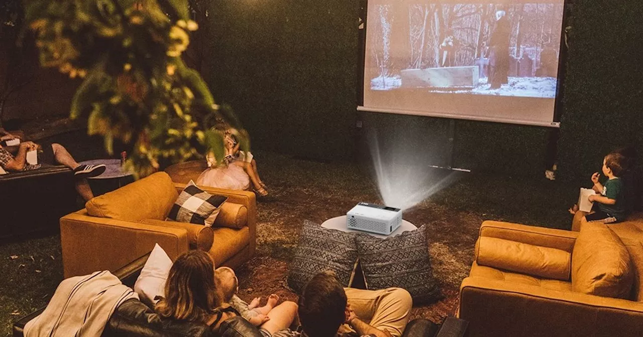 Reviewers And Tech Experts Alike Endorse This Projector For Backyard Theater — And It's Under $60