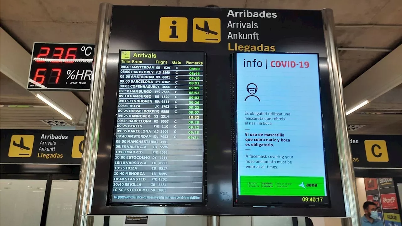 Más de 40 vuelos cancelados en Palma de Mallorca por la DANA