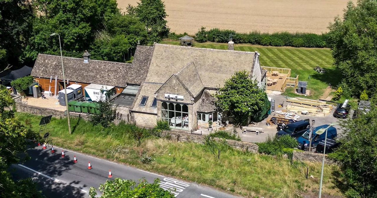 Jeremy Clarkson's pub transformation nears completion as huge beer garden added