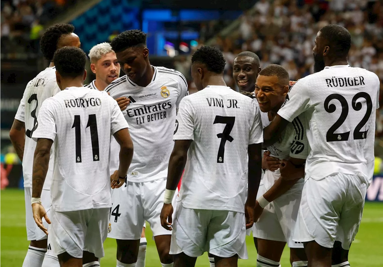 Mbappé estreia com gol, Vini Jr é decisivo e Real Madrid conquista a Supercopa da Europa