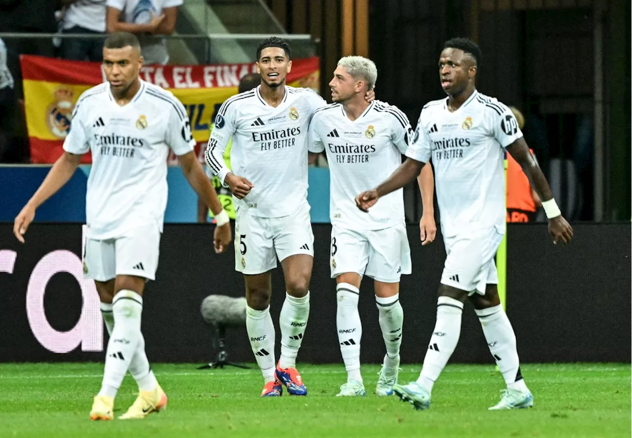 Mbappé estreia com gol, Vini Jr é decisivo e Real Madrid conquista a Supercopa da Europa