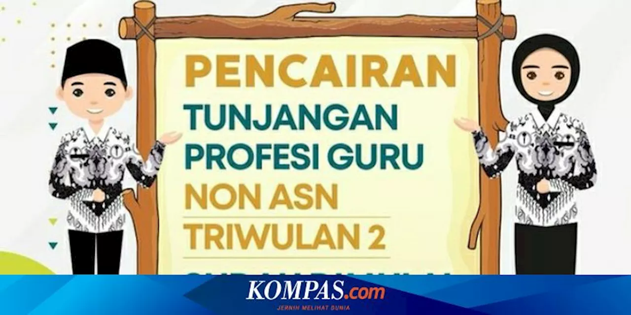 Tunjangan Profesi Guru Non-ASN Triwulan 2 Cair, Cek Besarannya