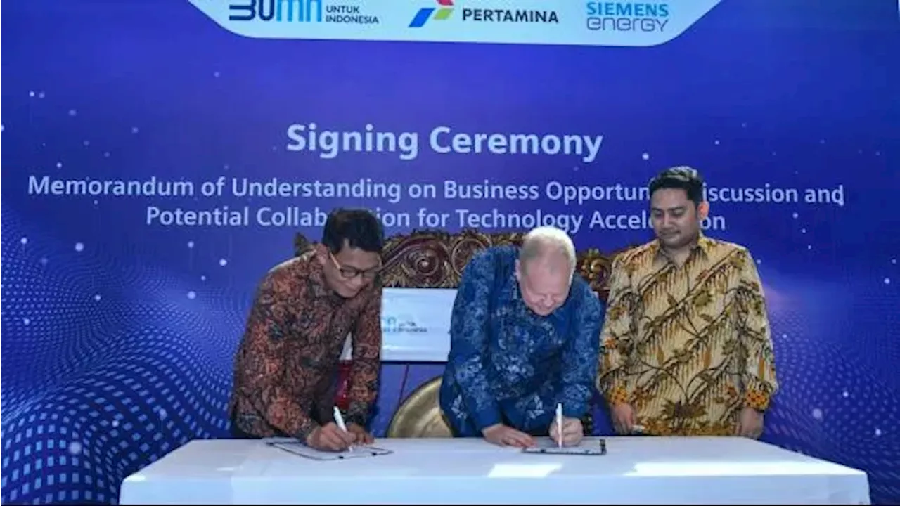 Pertamina-Siemens Energy Siap Wujudkan Transisi Energi Berkelanjutan