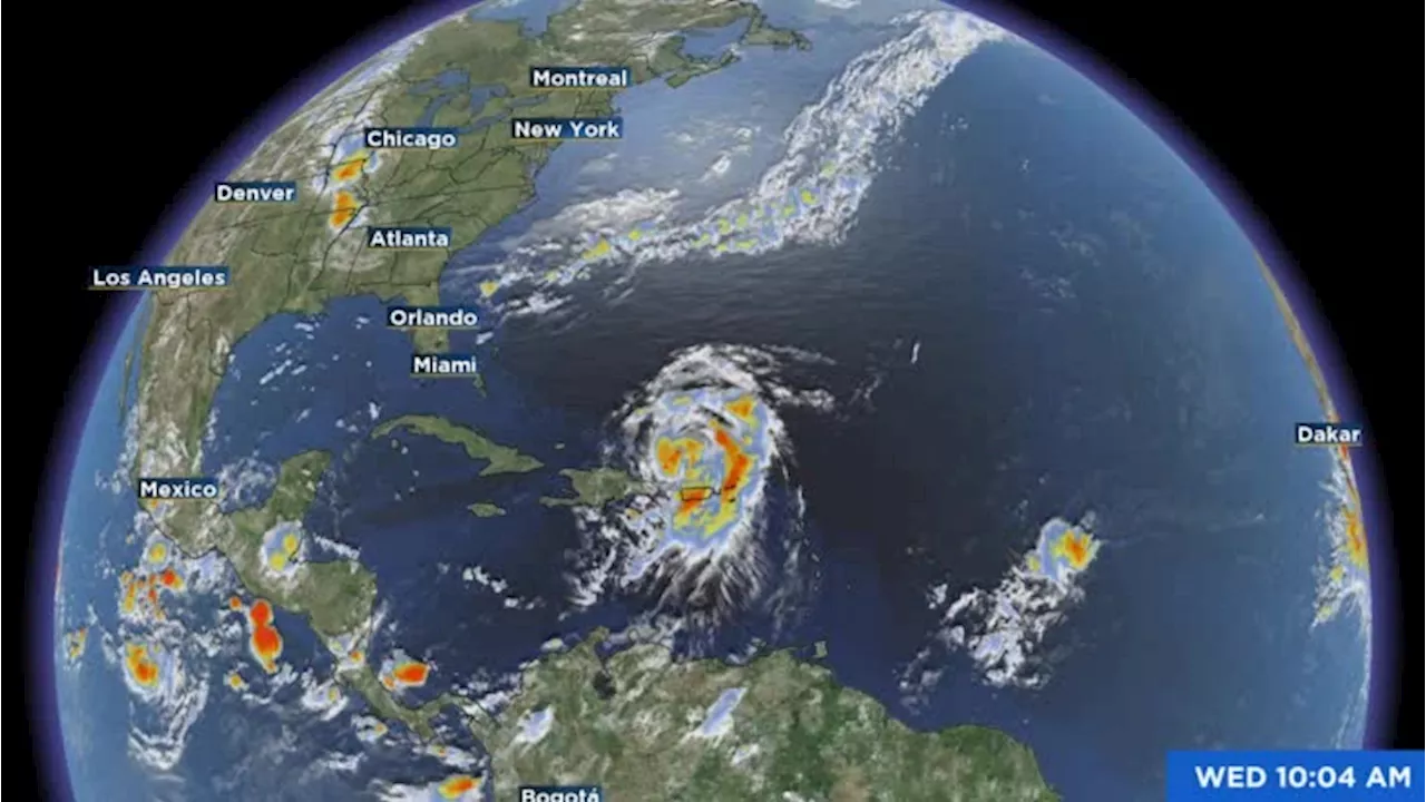 Ernesto has strengthened into a hurricane in the Atlantic