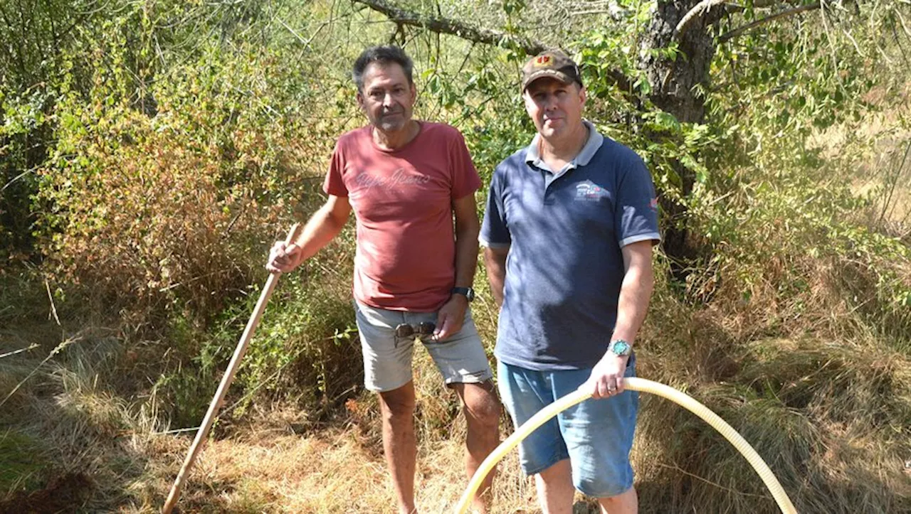 Fortes chaleurs : les chasseurs de Ventenac-Cabardès au chevet de la faune