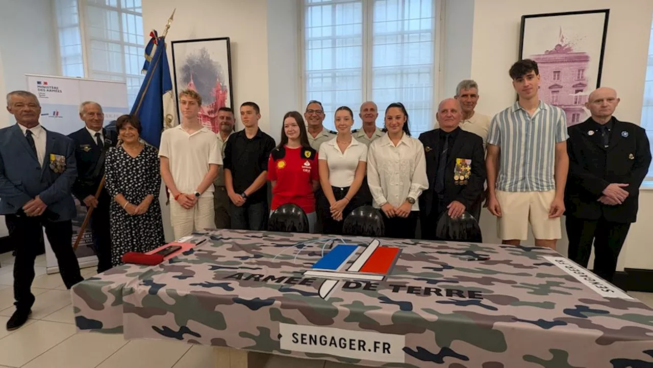 Six jeunes Lot-et-Garonnais en partance pour l’école militaire de Bourges