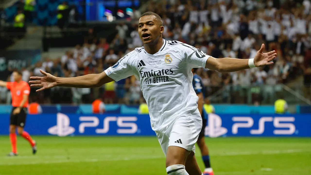  Supercoupe d'Europe : premier match, premier but et premier trophée pour Mbappé avec le Real Madrid