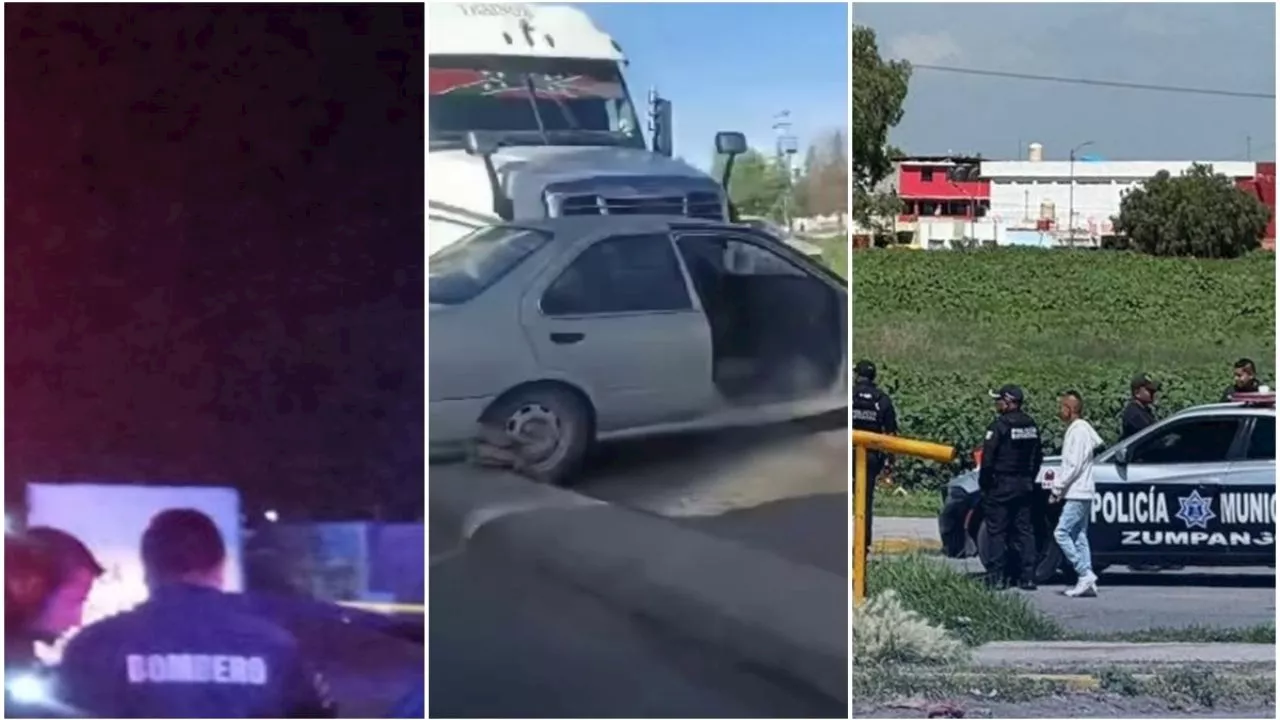 Así la México-Pachuca este miércoles: localizan cabeza humana y 2 accidentes dejan un muerto