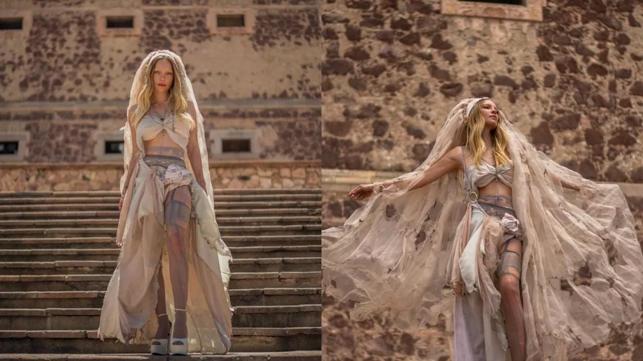 Belinda revela nuevas fotos de su video grabado en Guanajuato