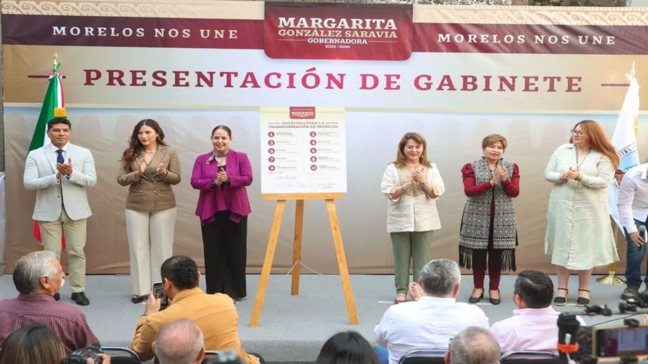 Margarita González Saravia Presenta su Gabinete Social para el Período 2024-2030