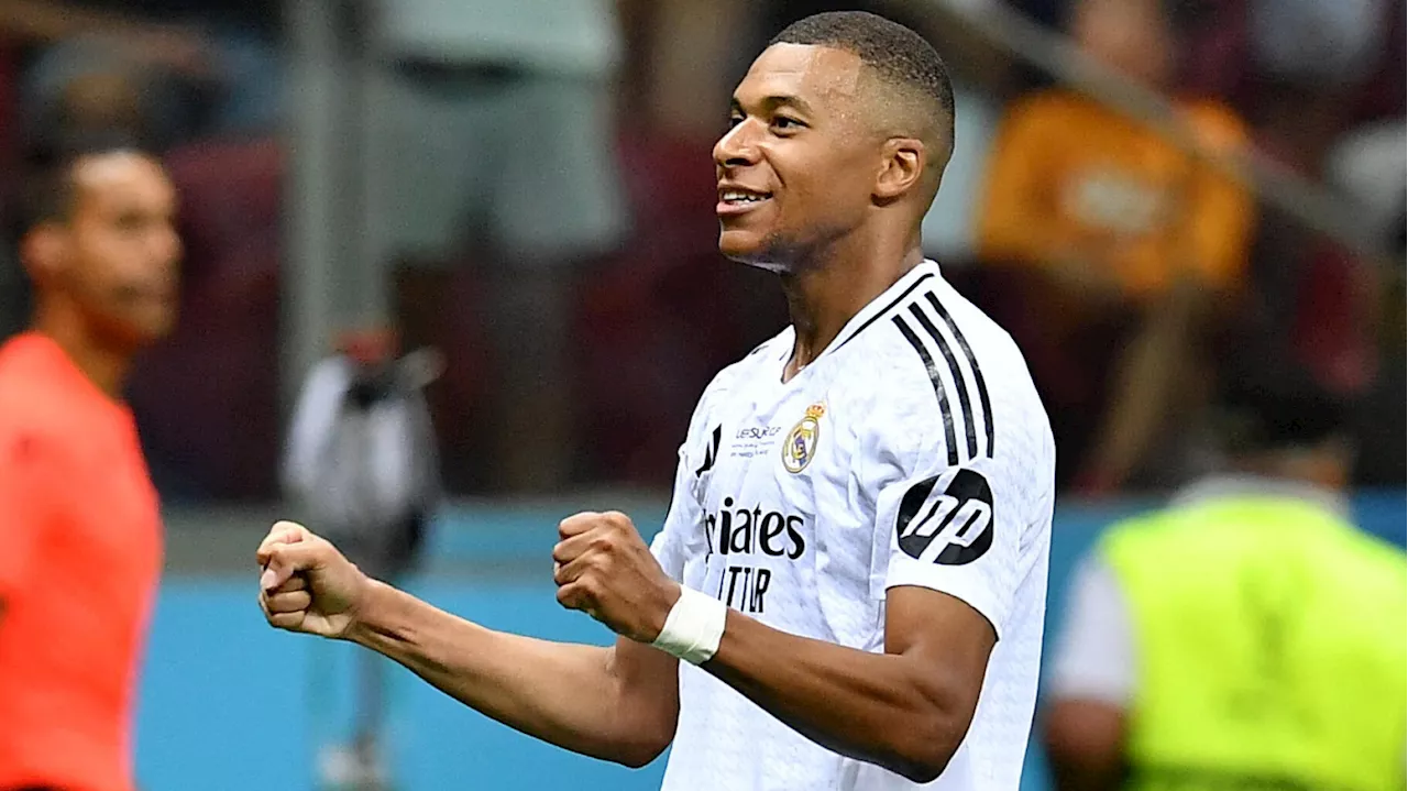 Real Madrid-Atalanta Bergame : Kylian Mbappé inscrit son premier but lors de la Supercoupe d’Europe