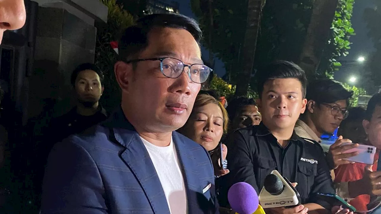 Ridwan Kamil soal Pilkada Jakarta: Wakilnya Inisial S, Partainya KIM Plus