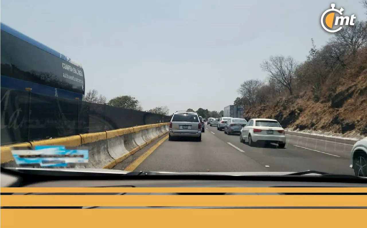 Autopista México-Cuernavaca tendrá cierre parcial: horarios y fechas