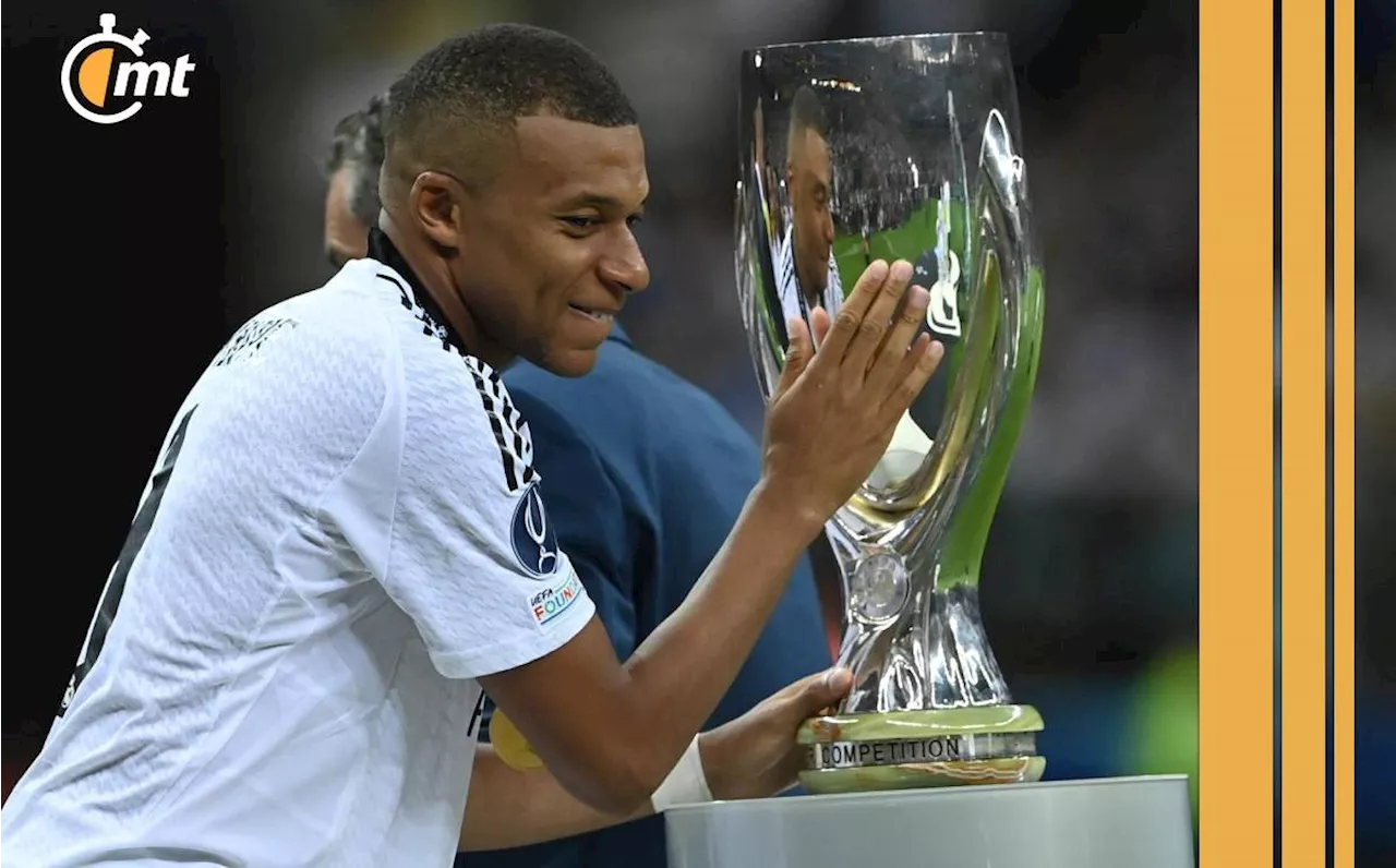 Kylian Mbappé debuta con Real Madrid y gana su primer torneo internacional de clubes