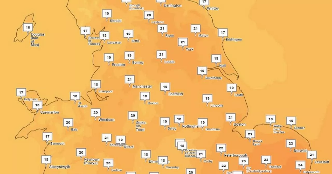 Full weather forecast as sun expected before downpours hit Greater Manchester