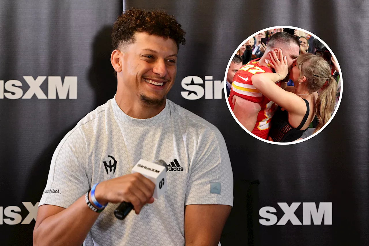 Patrick Mahomes' Travis Kelce, Taylor Swift Remark Gains Traction Online