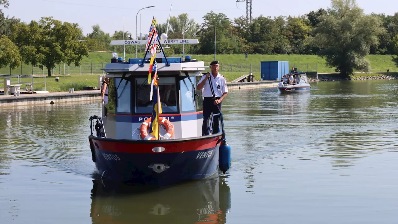 Krems: Polizeiboot „Ventus“ in den Dienst gestellt