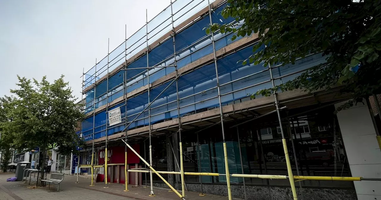 Scaffolding up on former Wilko as rumours circulate over site's future