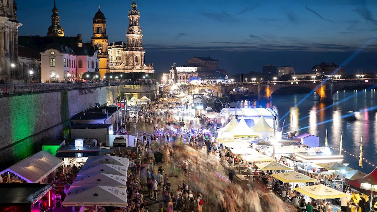 Sachsen: Protest gegen Militärtechnik auf Dresdner Stadtfest