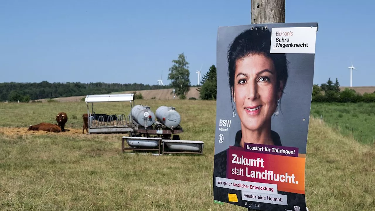 Thüringen: Umfrage: Wagenknecht wäre bei Direktwahl in Thüringen vorn