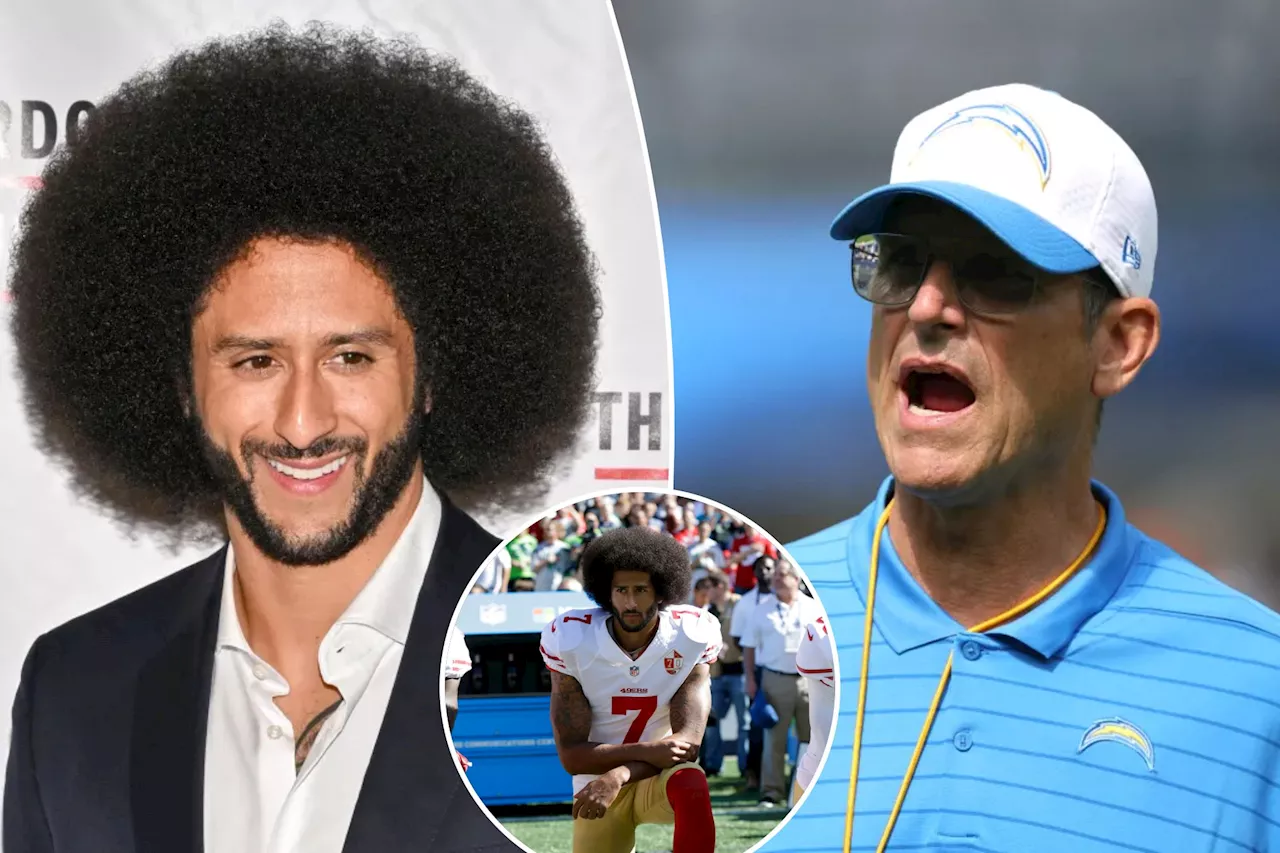 Colin Kaepernick has Jim Harbaugh offer for NFL return -- as a Chargers coach