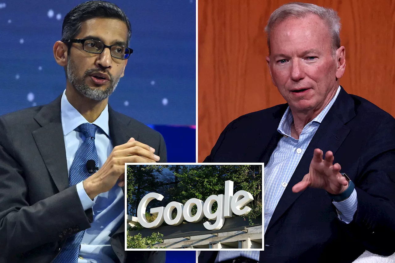 Ex-Google CEO blames 'working from home' for tech giant lagging in AI race