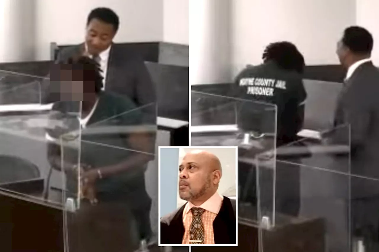 Judge slaps handcuffs on student during courtroom field trip after she fell asleep, then sassed him