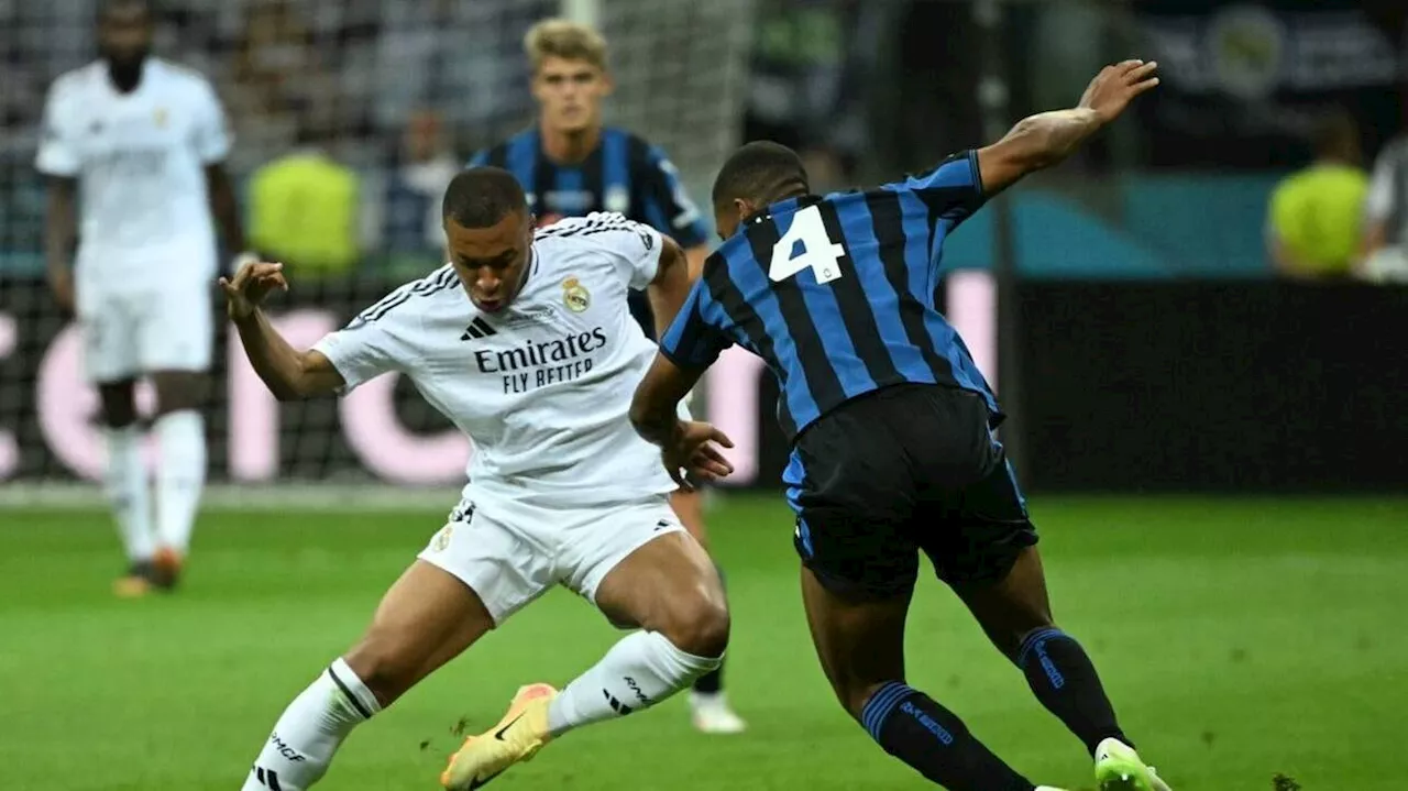 EN IMAGES. Kylian Mbappé sous ses nouvelles couleurs du Real Madrid face à l’Atalanta Bergame